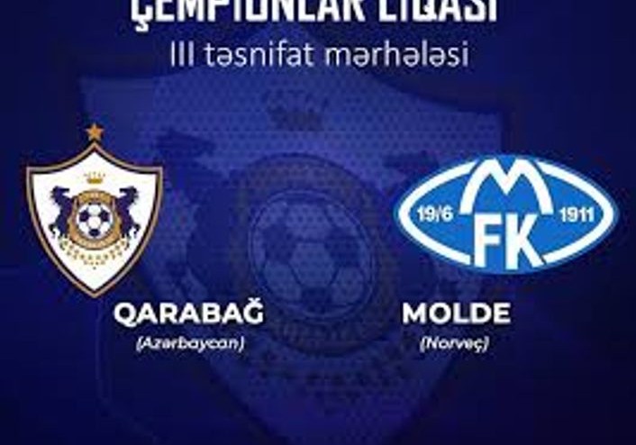 UEFA "Qarabağ" - "Molde" oyununun yerini və vaxtını açıqlayıb