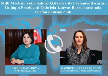 Milli Məclisin Sədri ilə Parlamentlərarası İttifaqın Prezidenti arasında telefon danışığı olub