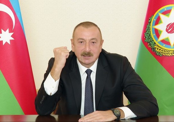 Azərbaycan Prezidenti: “Atəşkəsi istəyən niyə Ermənistana silah göndərir?”