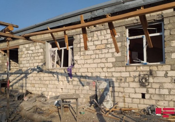 Ermənistan silahlı qüvvələri Ağdamda yaşayış evlərini raket atəşinə tutub