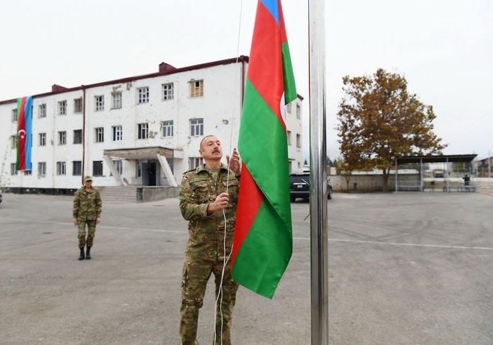 Prezident: “Azərbaycan bayrağı işğaldan azad edilmiş torpaqlarda əbədi dalğalanacaq”