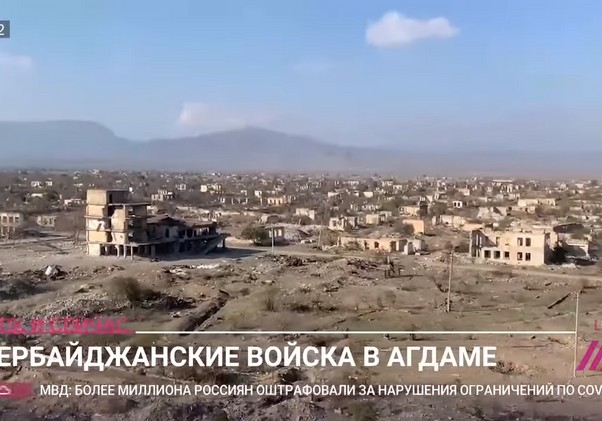 Rusiyanın "Dojd" telekanalında işğaldan azad olunmuş Ağdam və Füzuli rayonları barədə süjet yayımlanıb