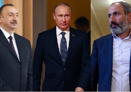 Moskvada Əliyev, Putin və Paşinyan arasında üçtərəfli görüş keçirilir
