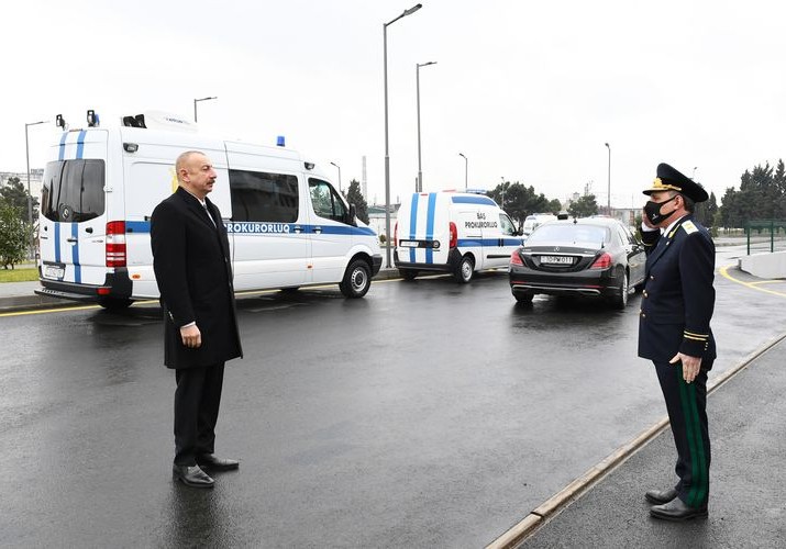 Prezident Baş Prokurorluğun yeni inzibati bina kompleksinin açılışında iştirak edib - Video