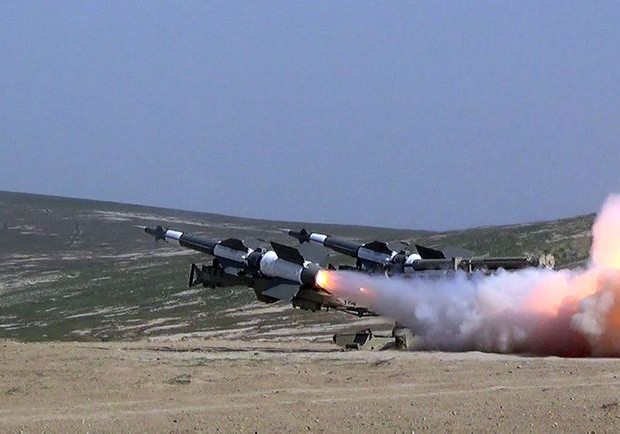 Zenit-Raket Qoşunlarında döyüş atışlı təlimlər keçirilib - VİDEO
