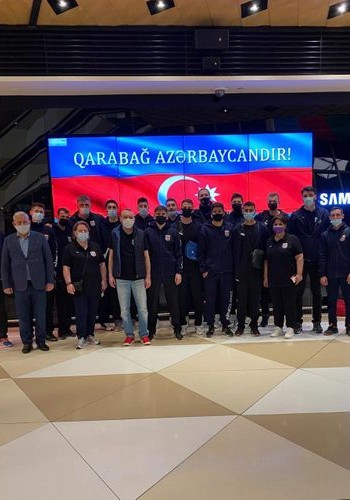 Azərbaycan millisi Avropa çempionatının oyunları üçün Gürcüstana yollanıb