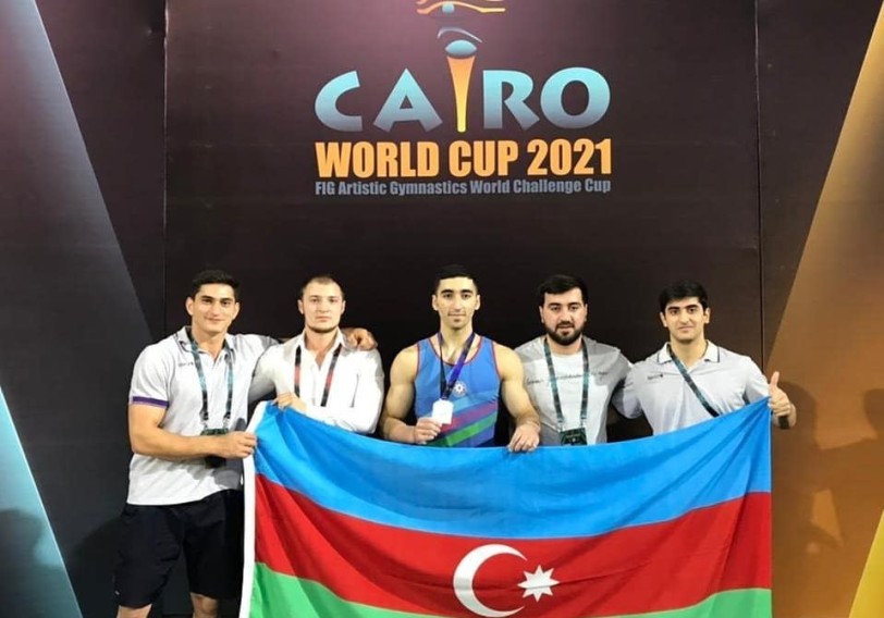 Azərbaycanlı gimnast Qahirədə keçirilən Dünya Kubokunda gümüş medal qazanıb