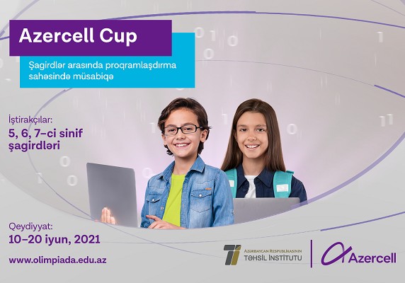 Məktəblilər arasında “AZERCELL CUP” proqramlaşdırma üzrə müsabiqəyə start verilir!
