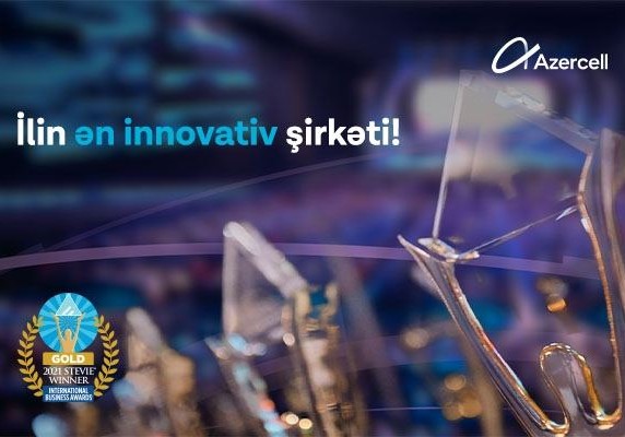 “Azercell Telecom” 2021-ci il üzrə STEVIE Beynəlxalq Biznes Mükafatlarının qızıl laureatı olub