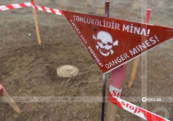 Azərbaycanda 33 yaşlı kişi minaya düşdü