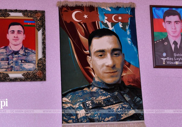 Döyüş yoldaşını xilas edərkən şəhid olan zabit - FOTOLAR