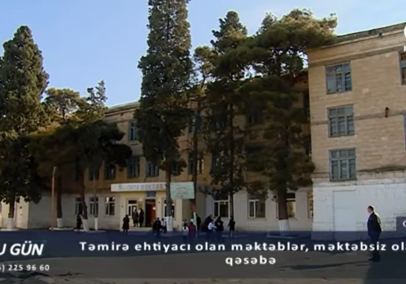 Təmirə ehtiyacı olan məktəblər, məktəbsiz qalan qəsəbə - VİDEO