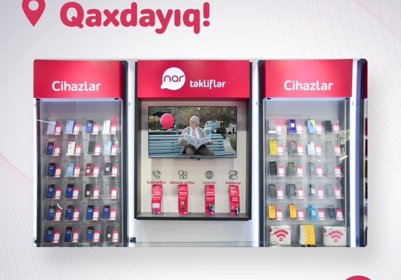 Nar” Qaxda yenilənmiş mağazasını təqdim etdi