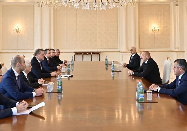 Prezident İlham Əliyev Rusiyanın Həştərxan vilayətinin qubernatorunun rəhbərlik etdiyi nümayəndə heyətini qəbul edib