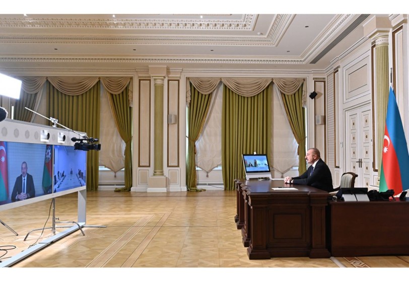 Prezident İlham Əliyevlə Monteneqro parlamentinin sədri arasında videoformatda görüş olub