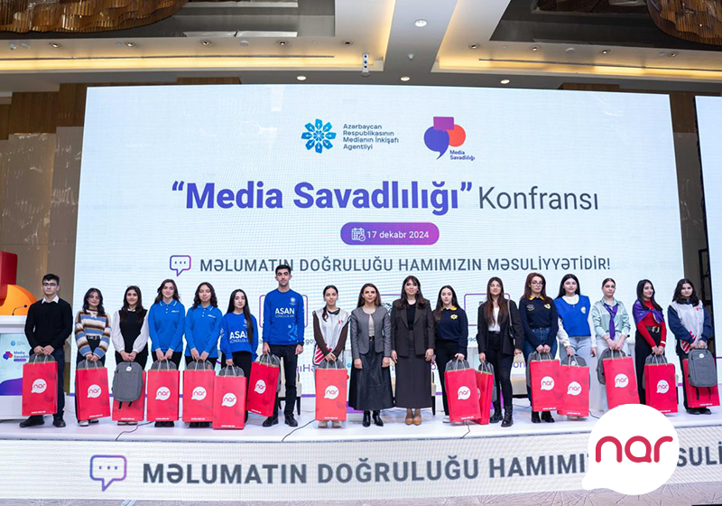 "Nar"ın tərəfdaşlığı ilə “Media Savadlılığı” Konfransı təşkil edildi