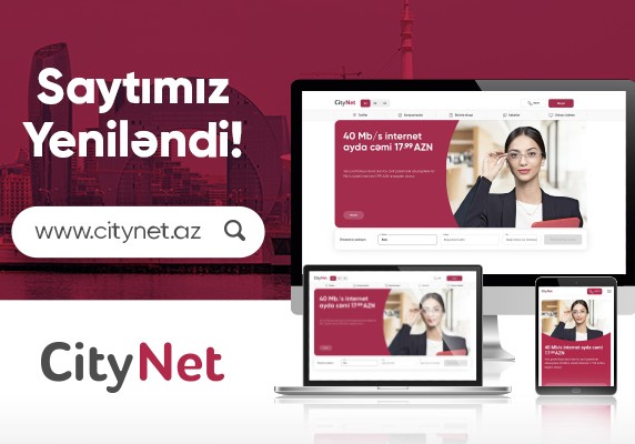 “CityNet" yeni internet saytını istifadəyə verdi