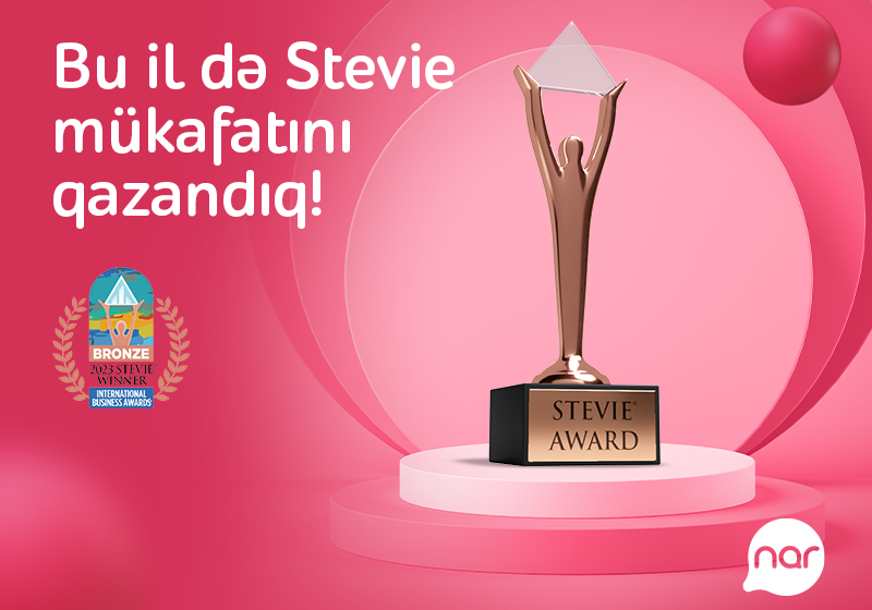 “Nar” “Stevie” mükafatına layiq görüldü