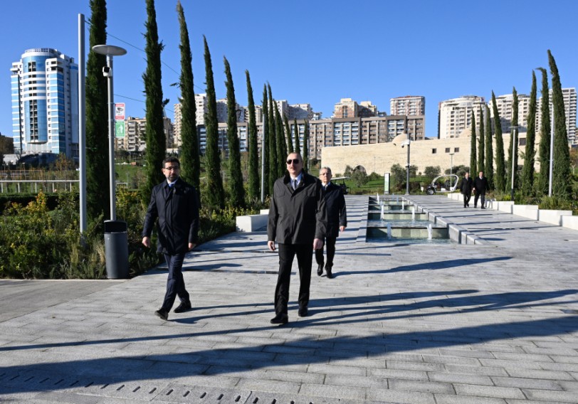 Mərkəzi Parkın üçüncü hissəsi istifadəyə verildi