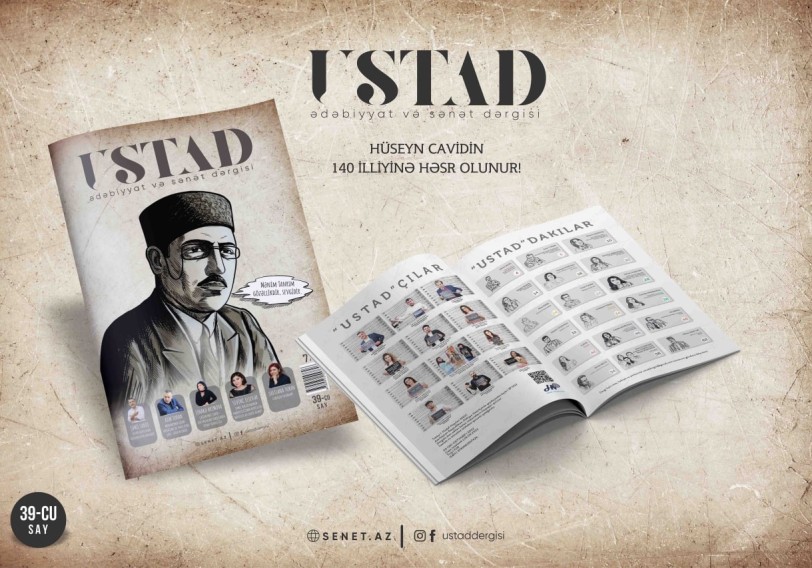 Ustad” dərgisinin 39-cu sayı Hüseyn Cavidə həsr edildi | Kaspi.az