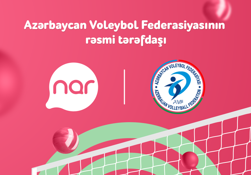 “Nar” Azərbaycan Voleybol Federasiyasının rəsmi tərəfdaşıdır