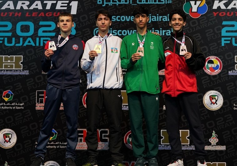 Azərbaycanlı karateçi Fujeirada qızıl medal qazanıb