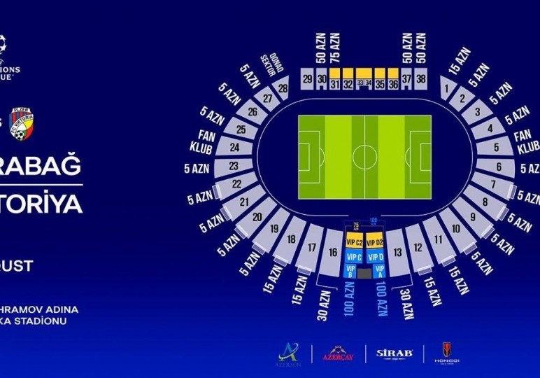 “Qarabağ” və “Viktoriya” matçının biletləri sabah satışa çıxarılacaq