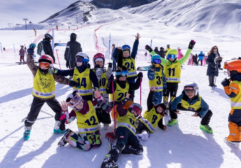 Həvəskar dağ-xizəyi yarışının uşaqlar arasında keçirilən mərhələsi baş tutub - FOTOLAR