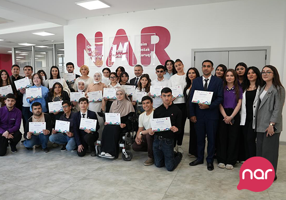 “Nar” WUF 13 çərçivəsində inklüziv təcrübə proqramı iştirakçılarını təltif edib