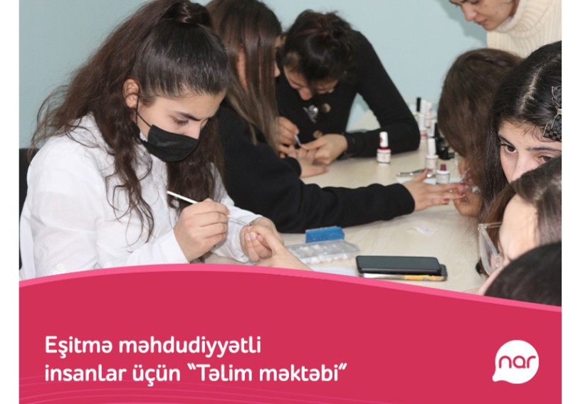 “Nar” 2023-cü ildə də sosial yönümlü peşə təlimlərinə davam edir