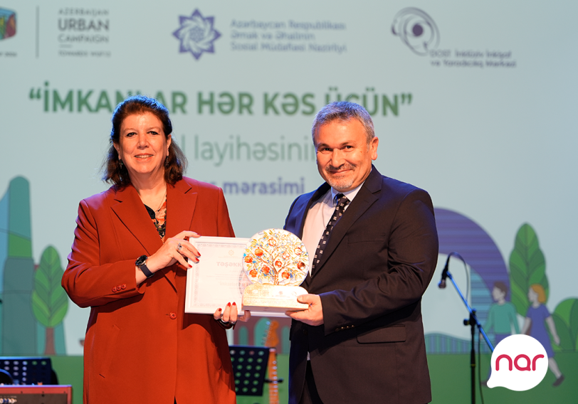 “Nar” “İmkanlar hər kəs üçün” layihəsinin bağlanış mərasimində iştirak edib