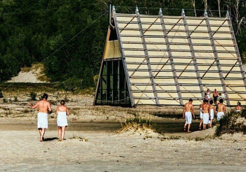 Dünyanın ən böyük saunası - FOTO