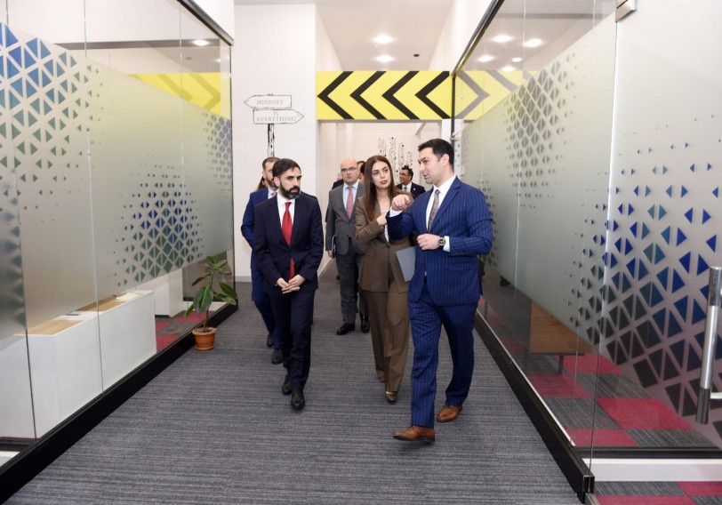 SOCAR-ın “Caspian Innovation Center”inin yeni ofisinin açılışı olub - FOTOLAR