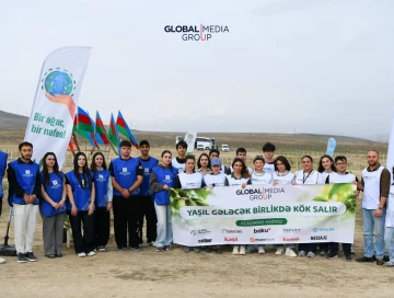 "Global Media Group"un təşəbbüsü ilə növbəti ağacəkmə aksiyası keçirilib - Foto/Video