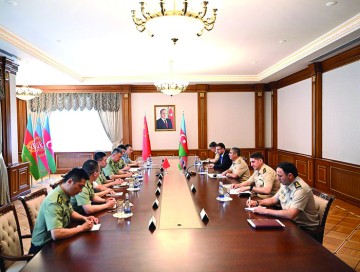 Azərbaycan və Çin generalları görüşdülər