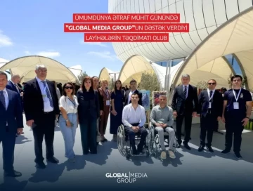 Ümumdünya Ətraf Mühit Günündə "Global Media Group"un dəstək verdiyi layihələrin təqdimatı olub