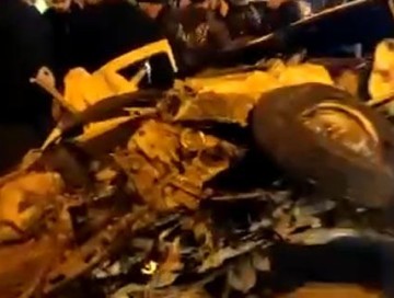 Bakıda baş verən ağır qəzanın görüntüləri - VİDEO