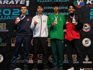Azərbaycanlı karateçi Fujeirada qızıl medal qazanıb