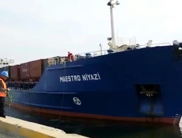 Transxəzər Marşrutu ilə ASCO gəmisi Hövsan limanına ilk dəfə yük çatdırıb