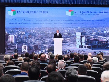 Ağdamda Azərbaycan Milli Şəhərsalma Forumu işə başlayıb
