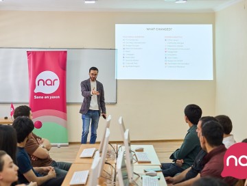 “Nar” Gəncədə tələbələr üçün marketinq və karyera təlimləri təşkil edib