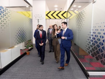 SOCAR-ın “Caspian Innovation Center”inin yeni ofisinin açılışı olub - FOTOLAR